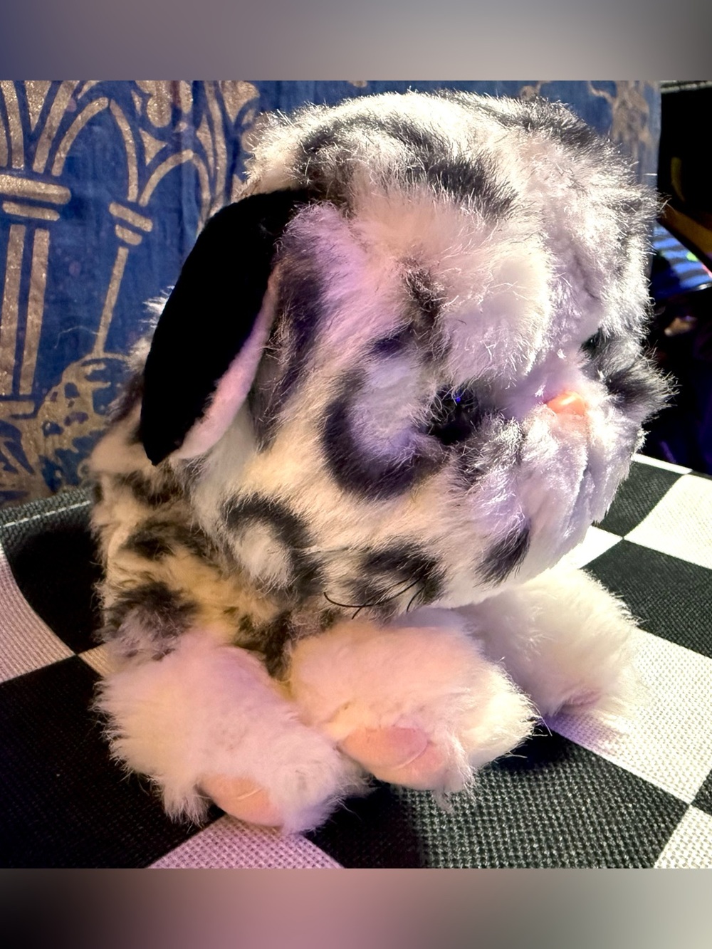 Tyco 1992 Kitty Kitty Kitten Spotted Purring Jungle Cat Rare Vintage Plush - Picture 4 of 9